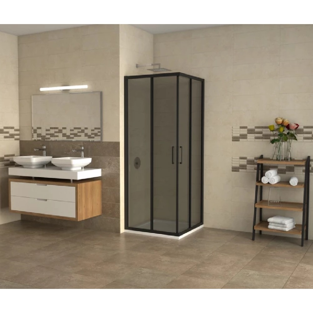 tuš kabina atlas black,c-02-b4910